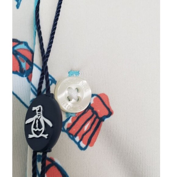 Mens Penguin golf shirt beach vibes size small BNWT - Picture 9 of 12